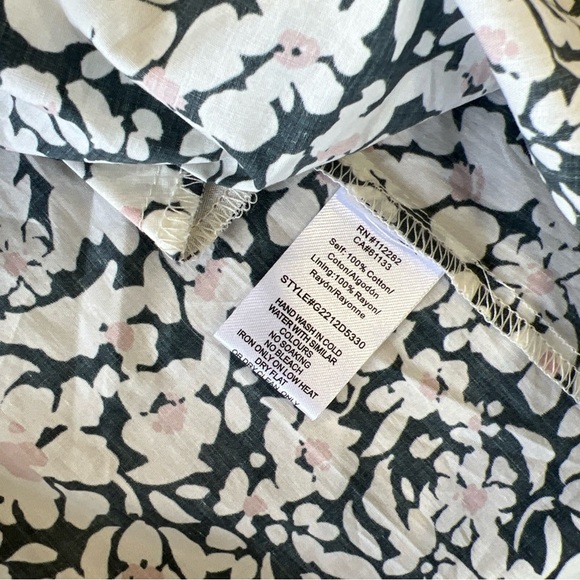 Anthropologie Greylin Floral Square Neck Puff Sleeve Empire Waist Dress Small - Picture 8 of 11